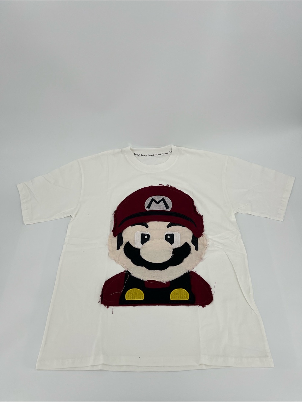 Super Mario Patch White Short Sleeve Shirt